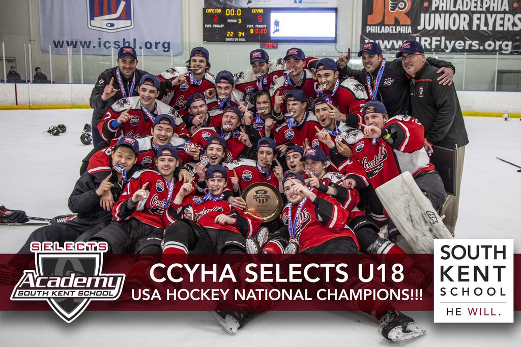 We are the Champions: U18 Hockey Wins Nationals!