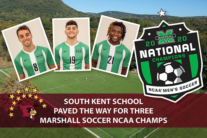 South Kent School Paved the Way for Three Marshall Soccer NCAA Champs