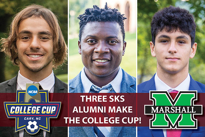 Three SKS Alumni Make the NCAA Soccer College Cup!