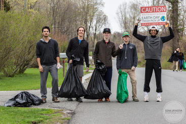 Students Help out Community with Earth Day Clean Up