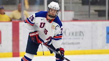 NHL.com Features Joel Farabee ’18 as Potential First-Round Pick