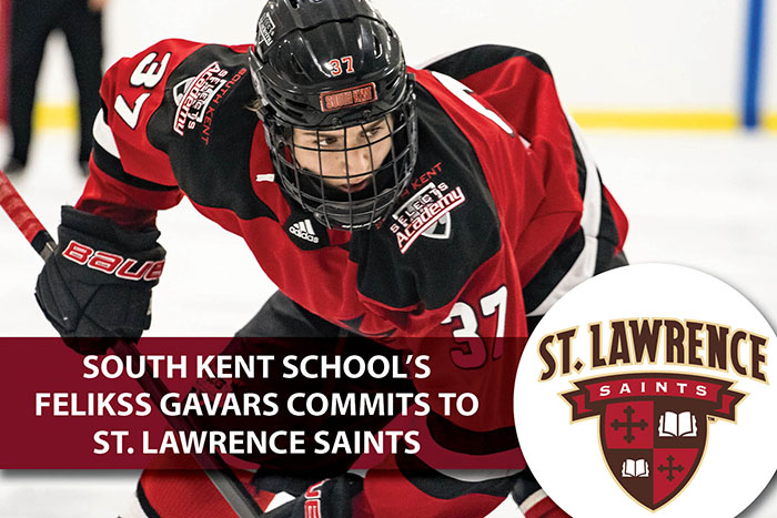 SKS Sixth Former Felikss Gavars Commits to D1 St. Lawrence Saints