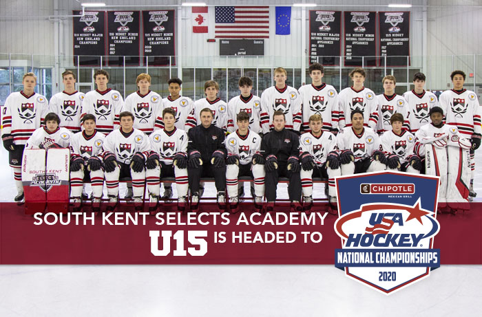 SKSA U15 Heading to Nationals (UPDATE: USA Hockey Nationals Canceled)