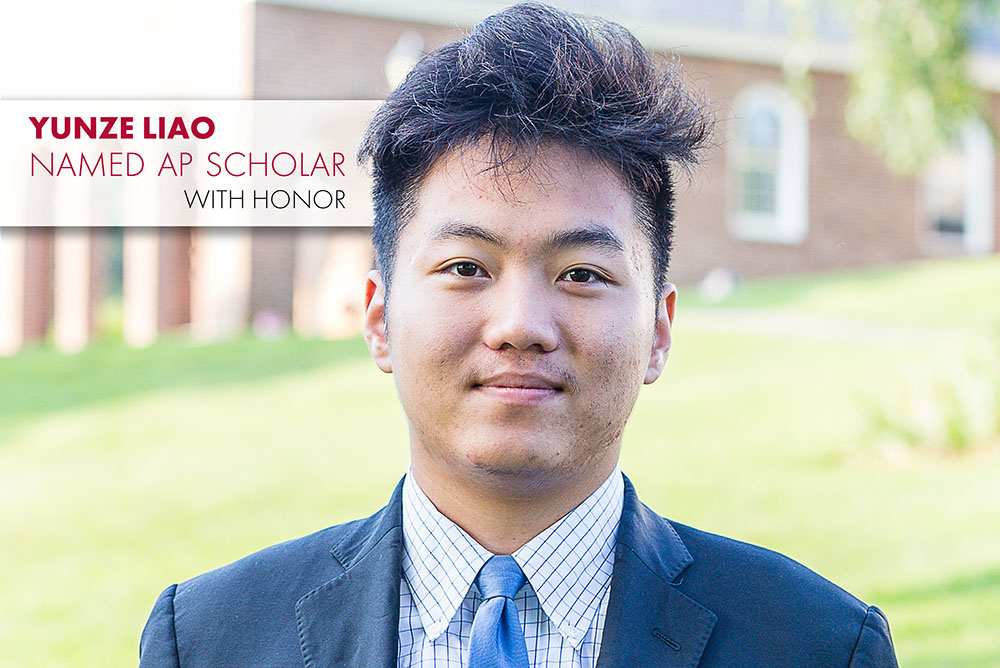 Yunze Liao Named AP Scholar with Honor